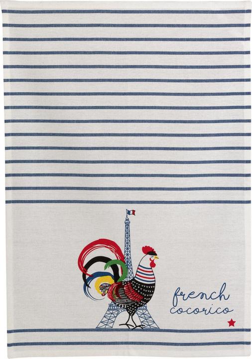 Produktbild Winkler recyceltes geschirrtuch french cocorico (50 x 70 cm)