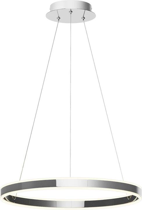 Image du produit Lucande Lyani Lampe à suspendre Ø60 Chrome/White (1800 lm)