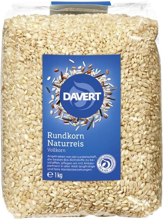 Image du produit Davert Riz rond naturel complet bio (1000 g)