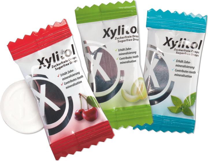 Actual product image Miradent Xylitol Drops Cherry