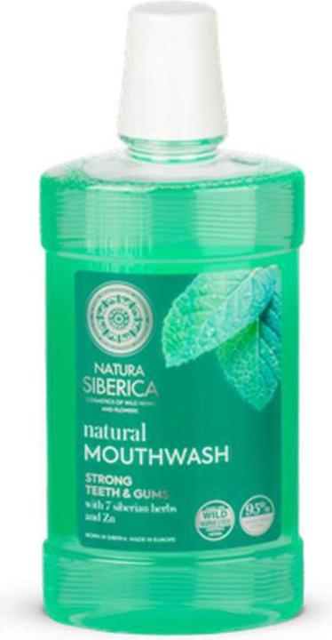 Natura Siberica Natural Mouthwash for Strong Teeth & Gums 520ml (520 ml, Mundspülung)