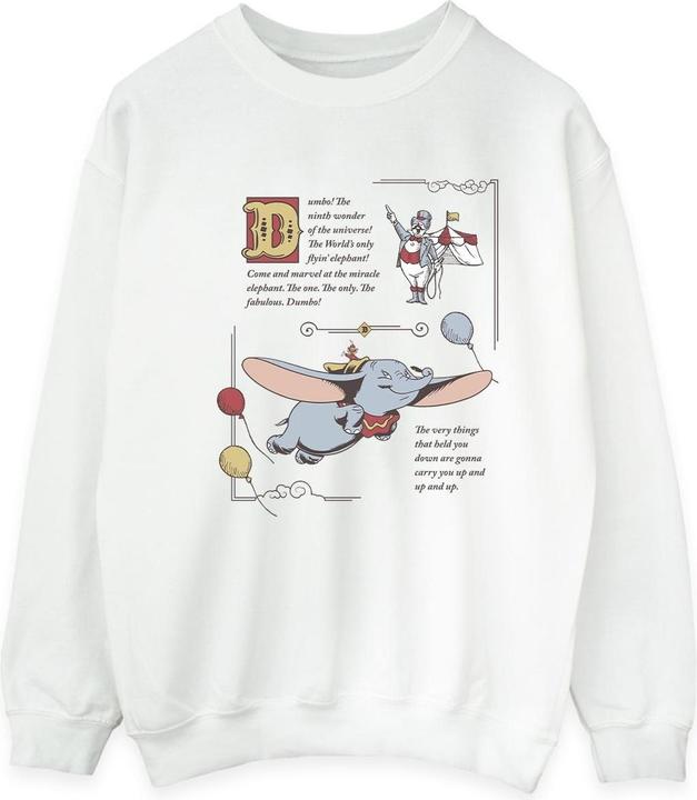 Disney Dumbo Story Book Page Sweatshirt (M)
