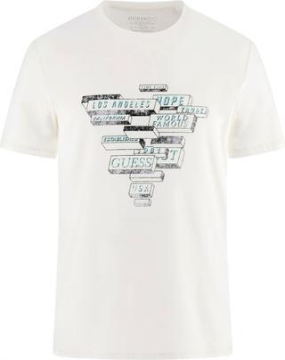 Actual product image Guess Abstract triangle T-shirt for men (XL)
