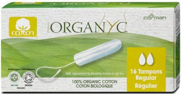 Produktbild Organyc Tampons Regular - 100% biologische Baumwolle (16 x, Normal)