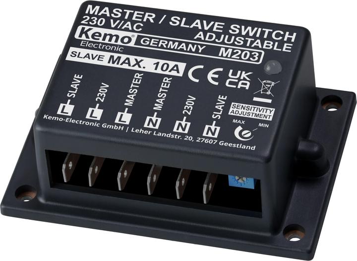 Actual product image Kemo M203 Master Slave Switch Module 230 V/AC (Switch)