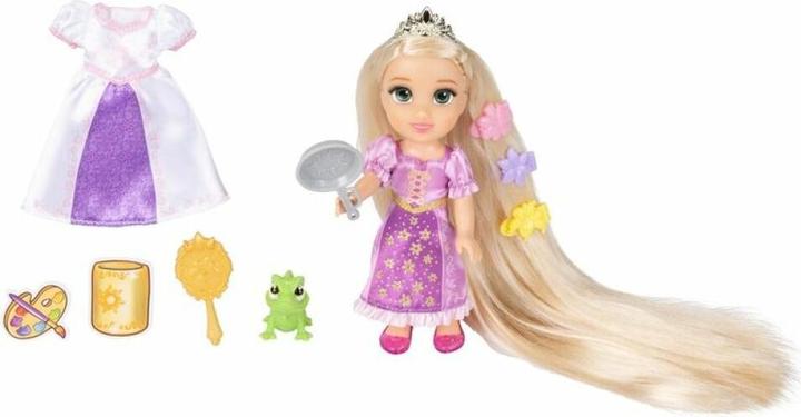 Actual product image Jakks Pacific Disney Princess 6 Inch Petite Doll with Extra Fashion & Accessories Longest Hair Rapunzel