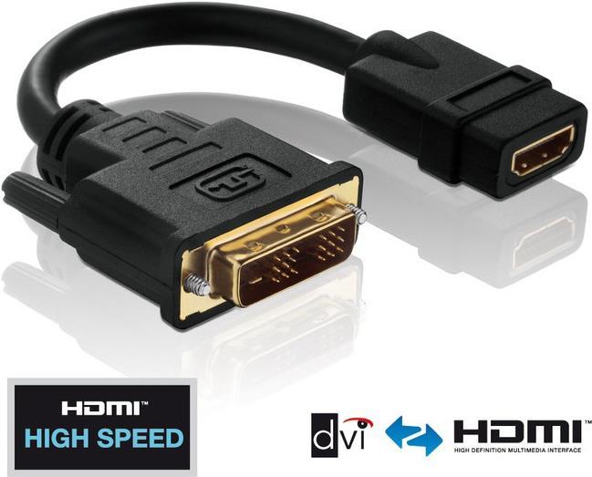 Actual product image Purelink PureInstall DVI to (HDMI, 10 cm)