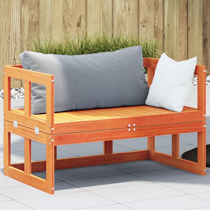 Produktbild VidaXL 2-in-1 Gartensofa Verlängerbar