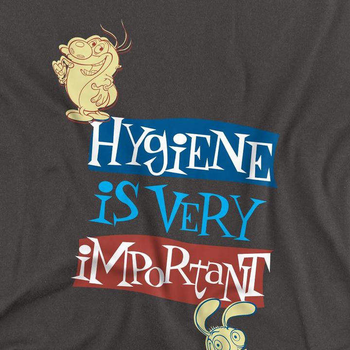 Immagine prodotto Ren & Stimpy Hygiene Is Very Important Maglietta Adulto Unisex (M)