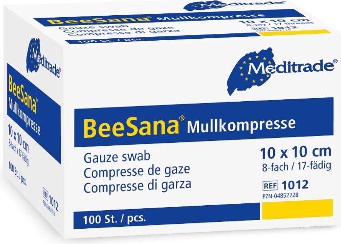Energie-Label Meditrade Gazekompresse ohne RX 8-fach unsteril