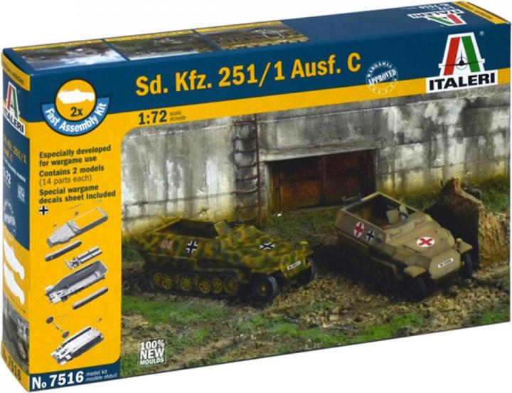 Image du produit 1:72 SD.Kfz.251/1 Ausf. C Fast Assm. Kit