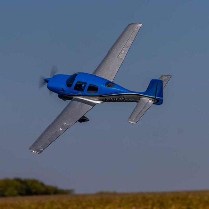 Image du produit E-Flite FLIEGER UMX Cirrus SR22T 732mm BNF BNF Basic mit AS3X und SAFE Select (Multi moteur)