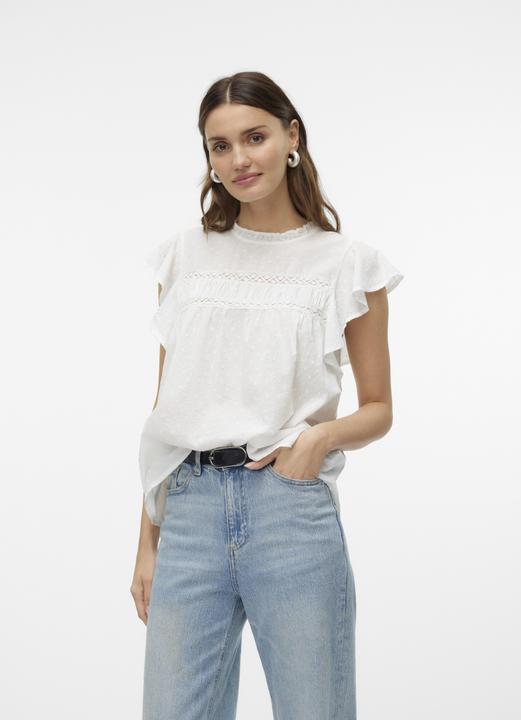 Actual product image Vero Moda Vmtrine Sl Lace Top Wvn Ga Noos (XS)