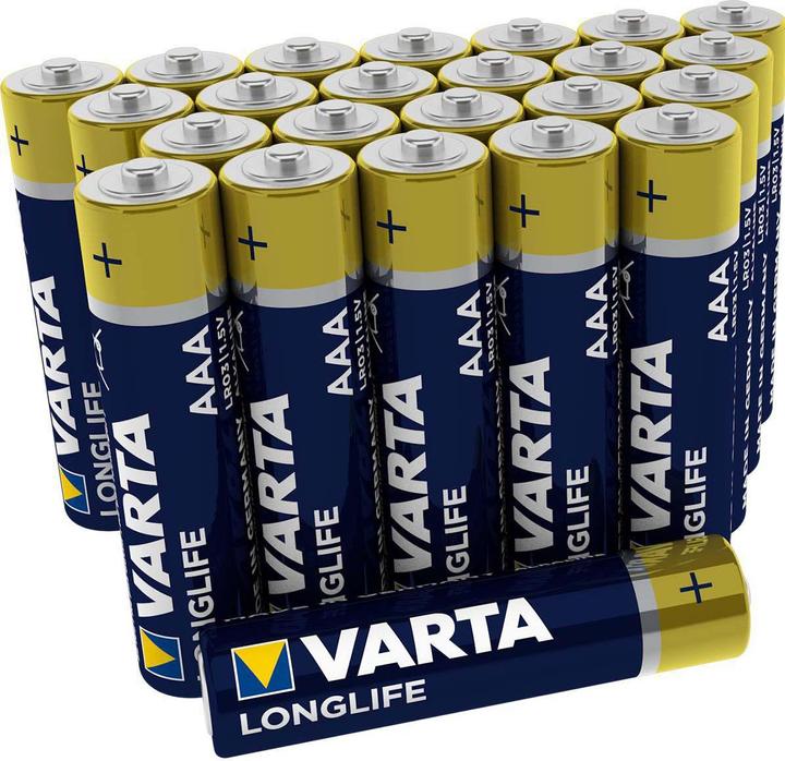 Actual product image Varta Longlife (24 pcs., AAA, 1200 mAh)