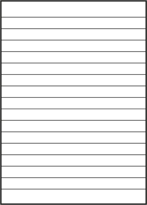 Actual product image Oxford Ring binder inserts (A4, Lined)