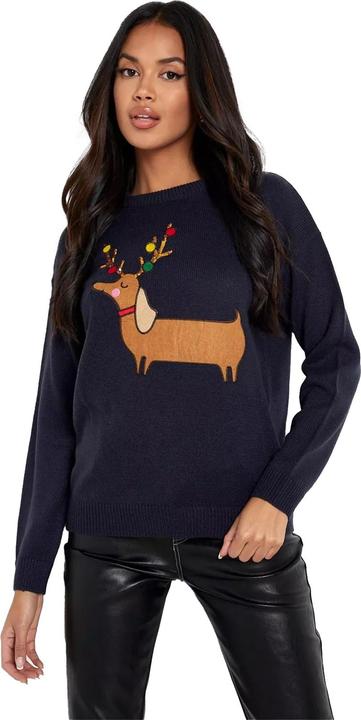Actual product image Brave Soul Jumper Christmas Design (M)