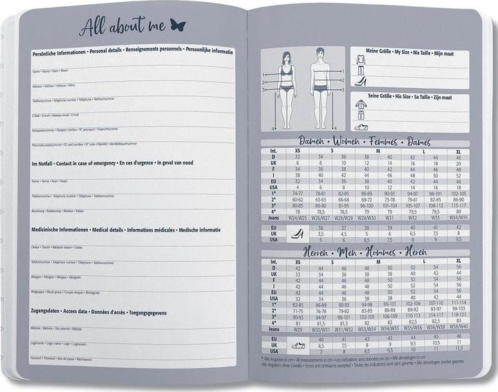 Immagine prodotto Sigel Agenda tascabile JOLIE motivo (Tedesco, Francese, Olandese, Inglese)
