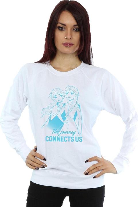 Immagine prodotto Disney Frozen 2 Elsa and Anna The Journey Connects Us Felpa Donna (XL)