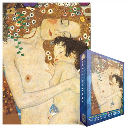 Actual product image Eurographics Mother and child by Klimt - detail (1000 pieces)
