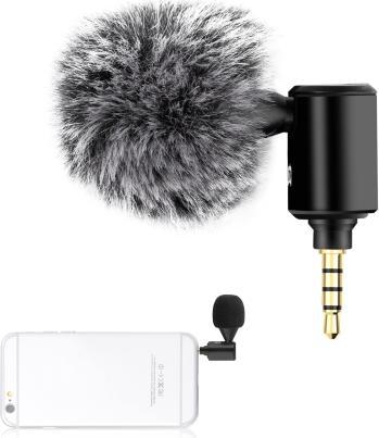 Immagine prodotto Puluz 3.5mm Jack Mobile Phone Single Directional Adjustable Microphone (Black)