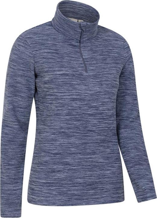 Actual product image Mountain Warehouse Womens/Ladies Snowdon Melange Fleece Top (50 D)