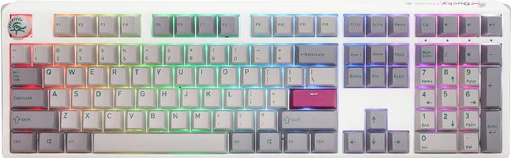 Produktbild Ducky One 3 Mist Grey Gaming Tastatur, RGB LED - MX-Ergo-Clear (US, Kabelgebunden)