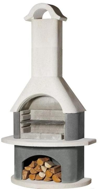 Image du produit Buschbeck Barbecue Meran Béton gris anthracite blanc