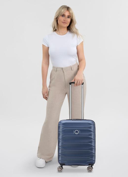 Actual product image Delsey Meteor 4-wheel cabin trolley 55 cm with stretch fold (46 l, Hand luggage (up to 50 litres))
