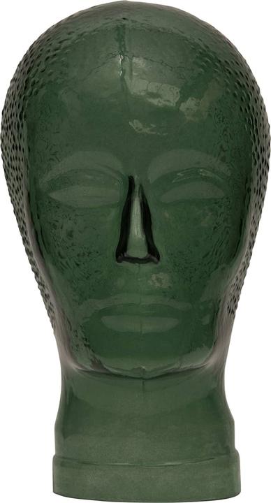 BePureHome Tête de verre Elvis vert chaud