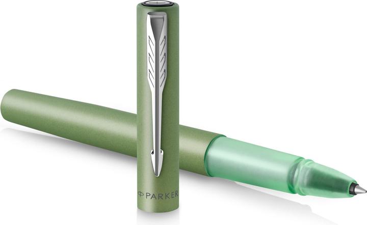 Produktbild Parker Pen Roller Vector XL Metallic C.C F (Grün-Silber, 1 x)