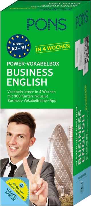 Produktbild PONS Power-Vokabelbox Business English in 4 Wochen (Deutsch, Englisch, 2015)