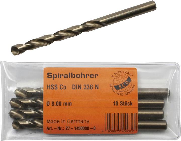 Produktbild Dönges HSS-Spiralbohrer Co 5%, Ø 12,5 mm (12.5 Millimeter)