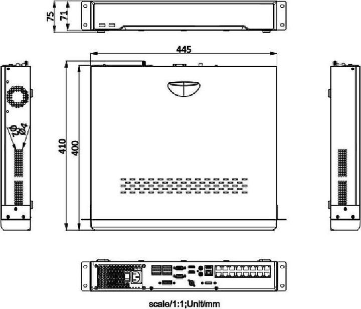 Immagine prodotto Hikvision DS-7732NI-M4/16P NVR 32 canali 8K (Videoregistratore di rete (NVR))