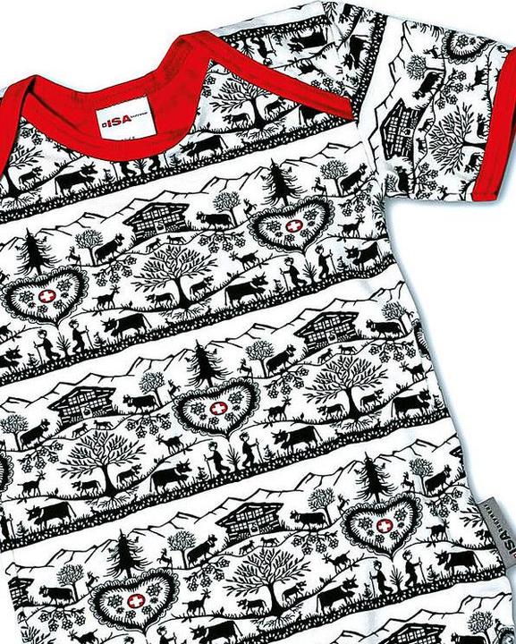 Actual product image ISA Bodywear Bodysuit short sleeve, round-neck (98, 104)