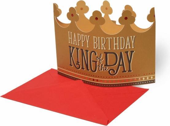 Image du produit Legami 3D-Glückwunschkarte King of the Day (1 pcs)