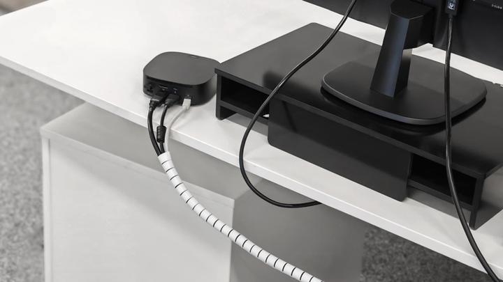 Produktbild Steffen SET FAST COVER Kabelschutzschlauch Typ 16mm weiss (Kabelschlauch, 200 cm)
