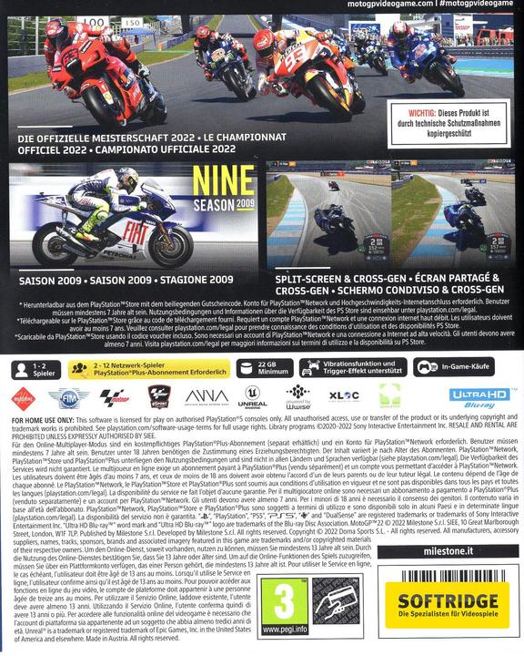Image du produit Milestone MotoGP 22 Day One Edition (PS5) (PS5, FR, DE, IT)