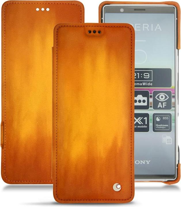 Productafbeelding Noreve Lederen omslag horizontaal (Sony Xperia 5)