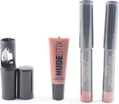 Nudestix Nude Red Hot Lips 3 Piece Lip Set - Lip Color, Lip Liner, Lip Plumper