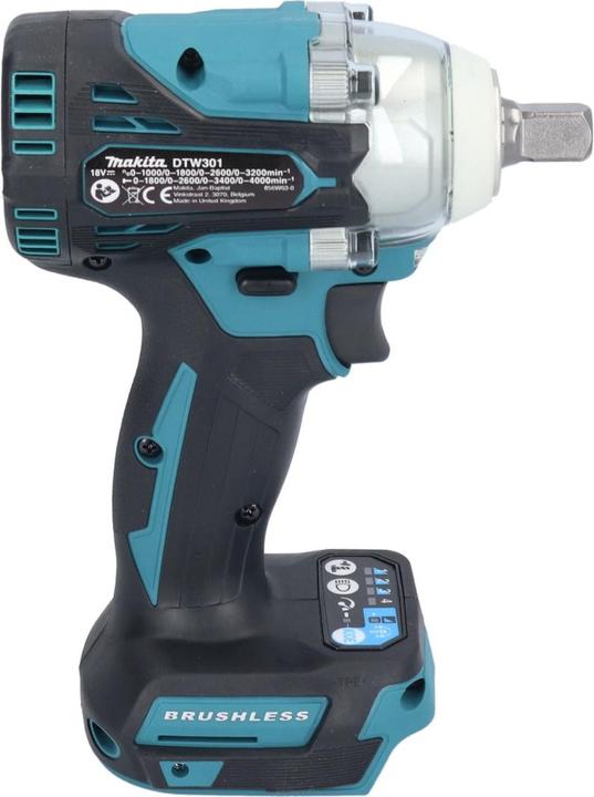 Produktbild Makita DTW 301 RM Akku Schlagschrauber 18 V 330 Nm 1/2" Brushless + 2x Akku 4,0 Ah + Ladegerät (Akkubetrieb)
