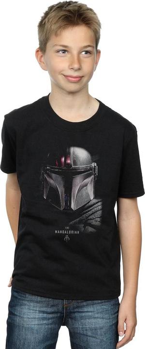 Actual product image Star Wars Boys The Mandalorian Poster T-Shirt (140, 146)