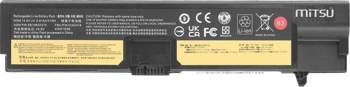 Produktbild Mitsu LENOVO 01AV417 2800mAh 41Wh 14,6V
