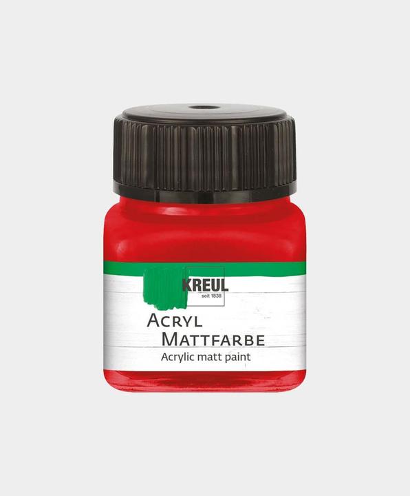 Produktbild Kreul Acryl Mattfarbe, 20 ml (Brillantrot, 20 ml)