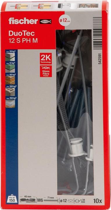 Image du produit Fischer DuoTec 12 S PH M (10 pcs)