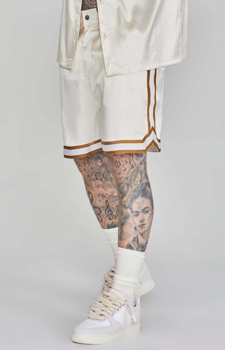 Siksilk Shorts Resort Shorts in Ecru