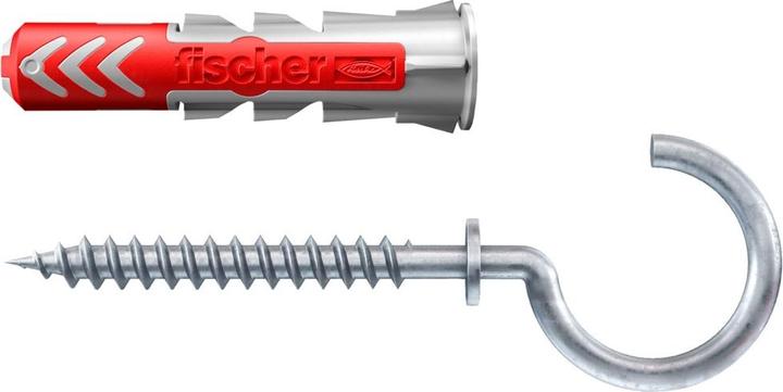 Image du produit Fischer DUOPOWER 8 x 40 avec crochet rond (4 pcs)