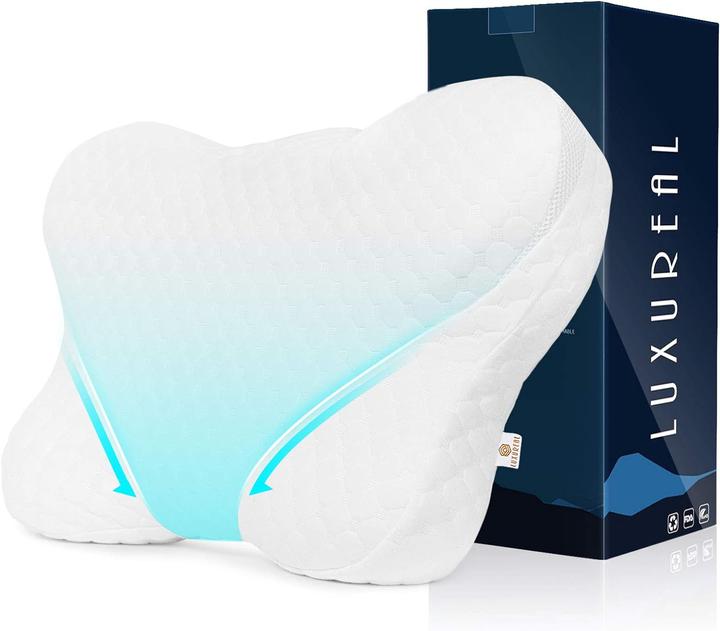 Actual product image Luxureal Neck support pillow (24 x 14 cm)