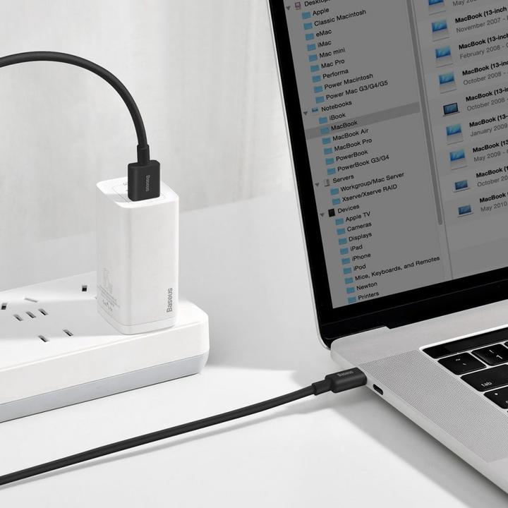 Actual product image Baseus USB A — USB C (2 m, USB 2.0, 66 W)