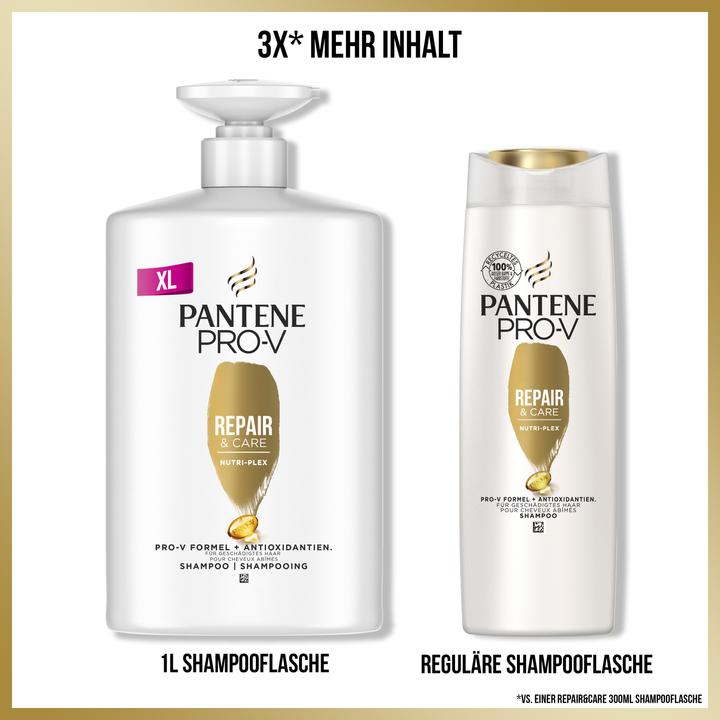Actual product image Pantene Pro-V Repair & Care Shampoo For Damaged Hair, 1 litre (1000 ml, Liquid shampoo)