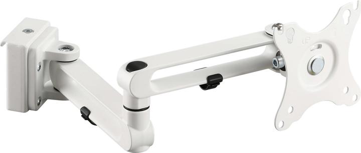 Produktbild InLine Slatwall Monitorhalter lang weiss (Tisch, 32")